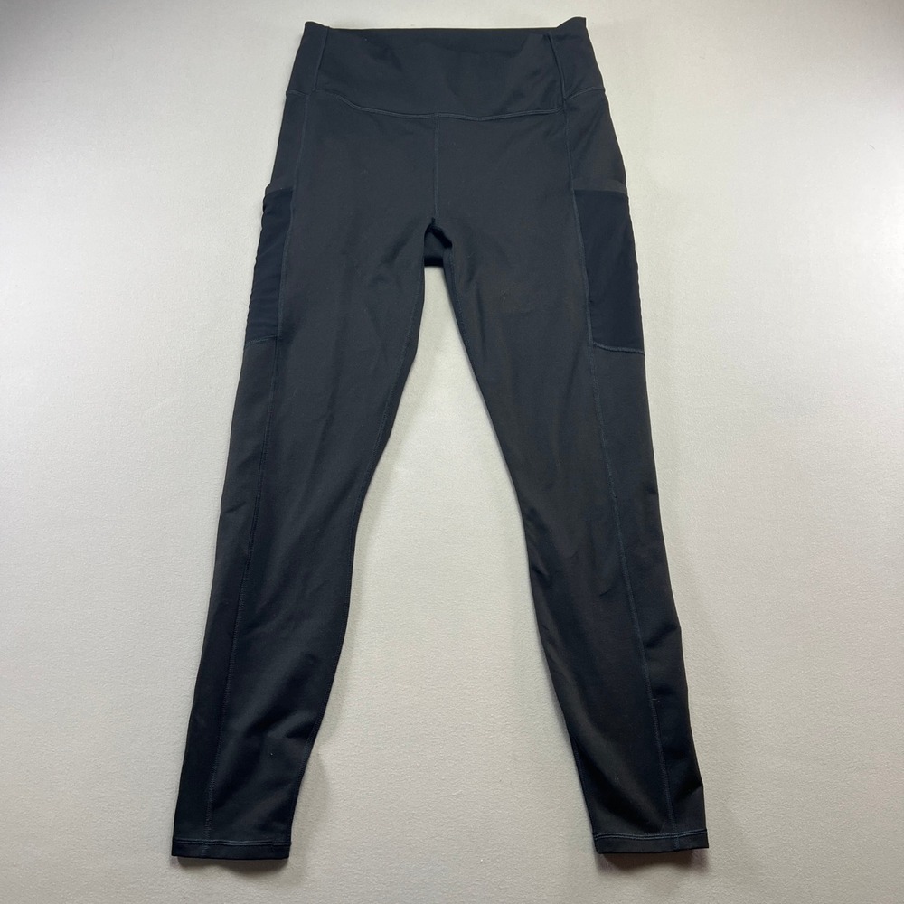 Fabletics Powerhold Leggings Womens Black High Waist Skinny Leg Gym Training